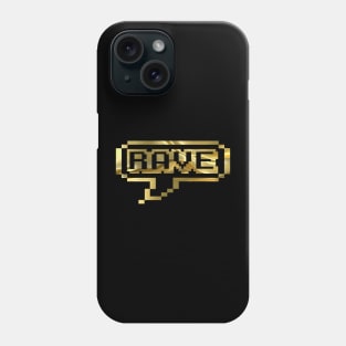 RAVE MUSIC LOVERS - collector gold edition Phone Case