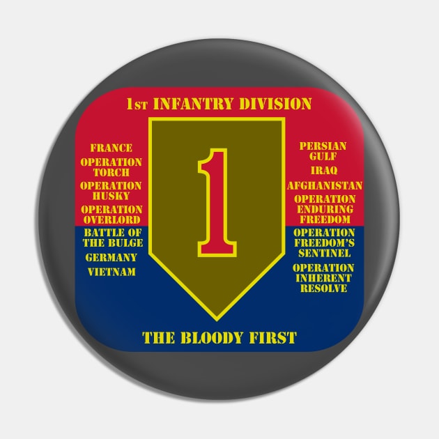 1st Infantry Division Pin by MBK