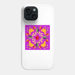 Yomim Noraim - magenta print Phone Case