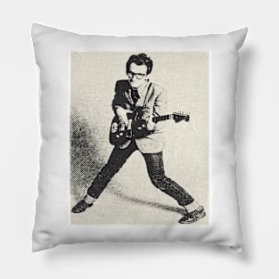 Elvis Vintage Halftone Pillow