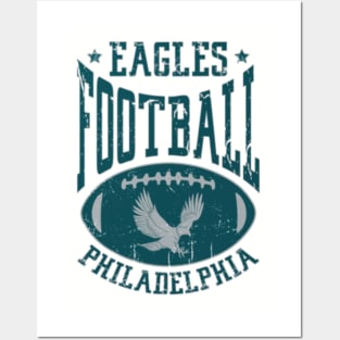 Vintage 1951 Philadelphia Eagle Poster, Unique Memorabilia Gift