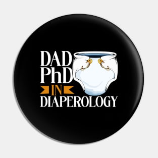 PhD in Diaperology - Diaper Changing Pin