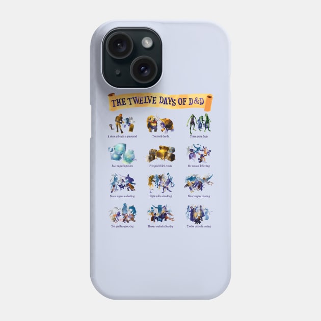 The twelve days of D&D Phone Case by Inchpenny
