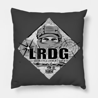 LRDG Long Range Desert Group (distressed) Pillow