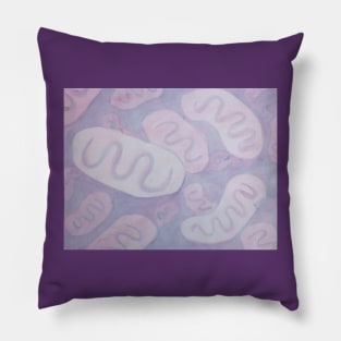 Purple mitochondria Pillow