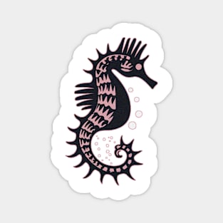 Seahorse Pink Magnet