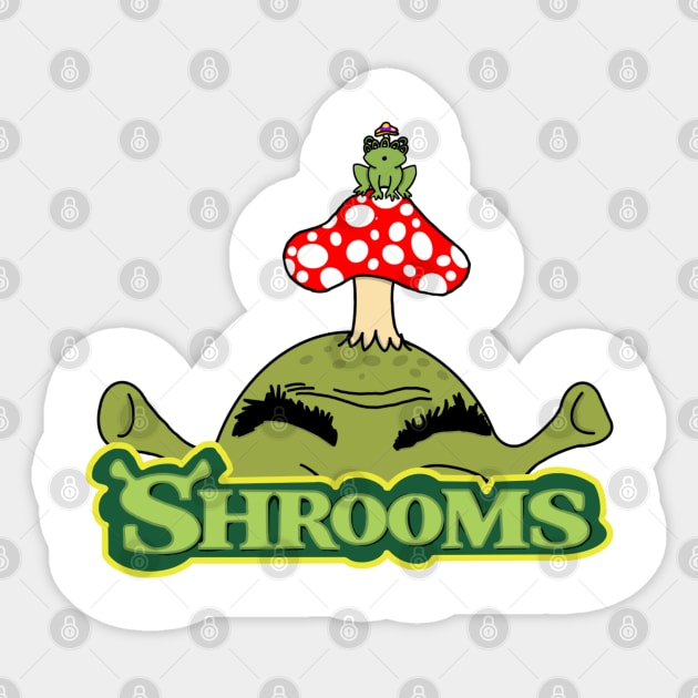Shrek meme on a mushroom