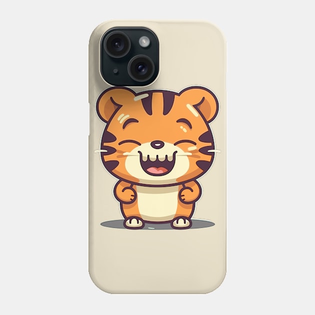 Funny tiger Phone Case by JORDYGRAPH