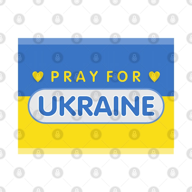 Pray for Ukraine by Dale Preston Design