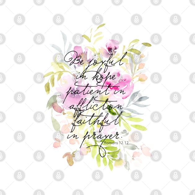 Scripture Watercolor | Romans 12 by Harpleydesign