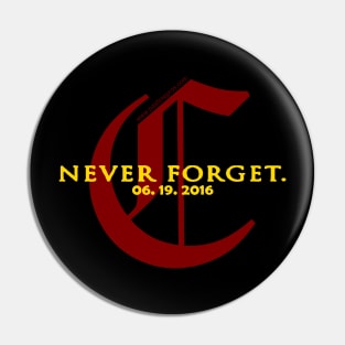 Never Forget 2016 Cleveland Cavs Pin