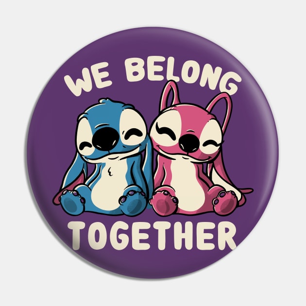 We Belong Together Cute Lover Gift Pin by eduely