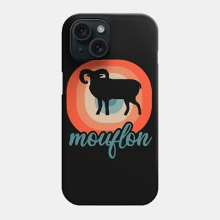 Mouflon motif animal aries love kids gift Phone Case