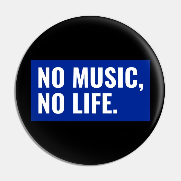 No Music, No Life Pin by Cds Design Store