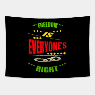 Freedom,human right Tapestry