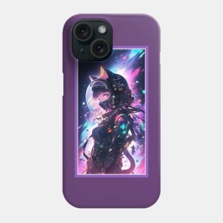 Anime Cute Cat Girl | Sci-Fi Manga Girl Anime Art Phone Case