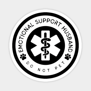 Emotional-Support-Husband-Do-Not-Pet Magnet