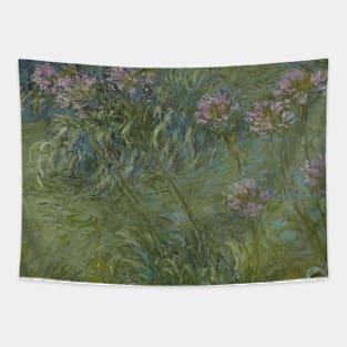 Agapanthus by Claude Monet Tapestry