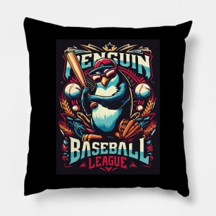 Penguin Baseball Tribute - Penguin Baseball League Pillow