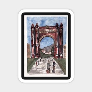 Triumph arch in Barcelona Magnet