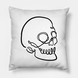 Skull Art Pillow