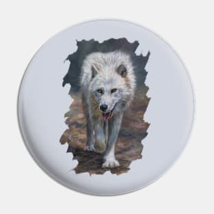 White Wolf Pin