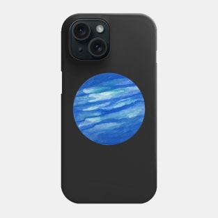 Abstract Blue Moon Phone Case