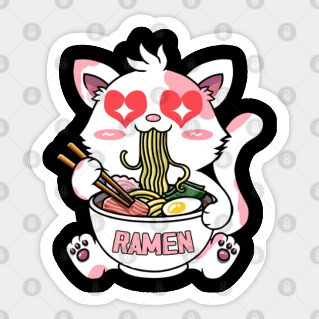 Wallpaper Kawaii Neko Ramen Cute Ramen Cat Japanese Noodle Funny Anime HD