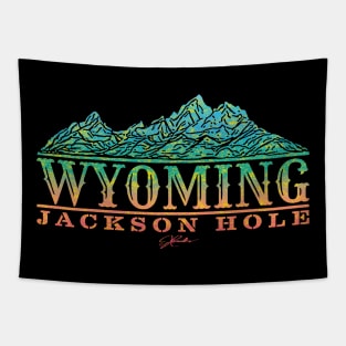 Jackson Hole, Wyoming with Teton Range Tapestry