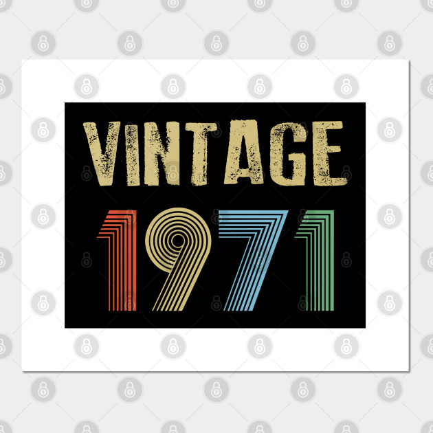 Download VINTAGE 1971 BIRTHDAY - Vintage 1971 Birthday Gift ...