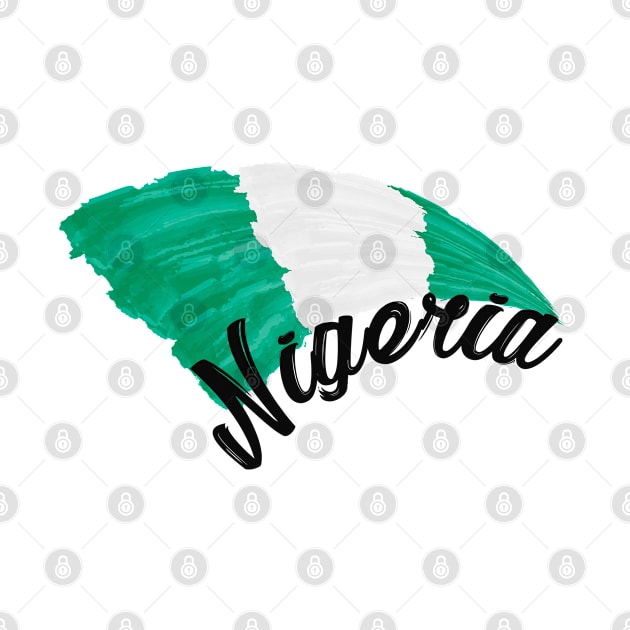 Nigeria flag by SerenityByAlex