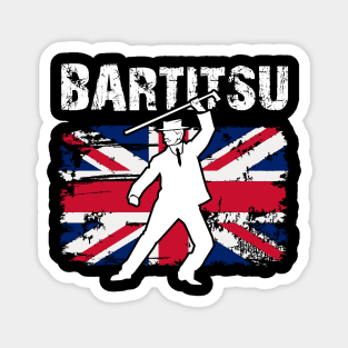 British Defence with Walking Sticks Martial Arts Bartitsu Magnet
