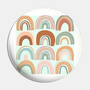 Pastel rainbow pattern Pin