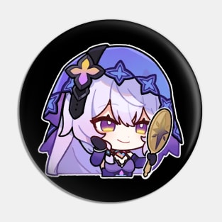 Honkai Star Rail Chibi Black Swan 4 Pin