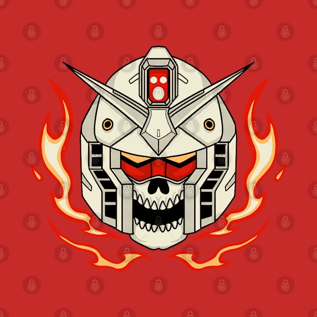 Rx-78 Skull fire by semburats