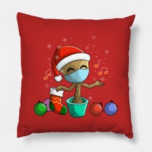 Groot in Christmas Pillow