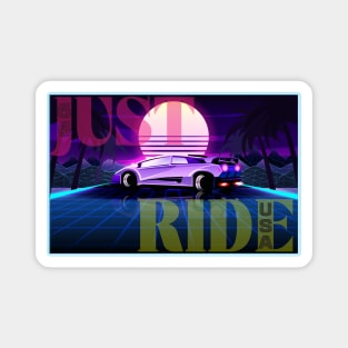 Just Ride USA Magnet