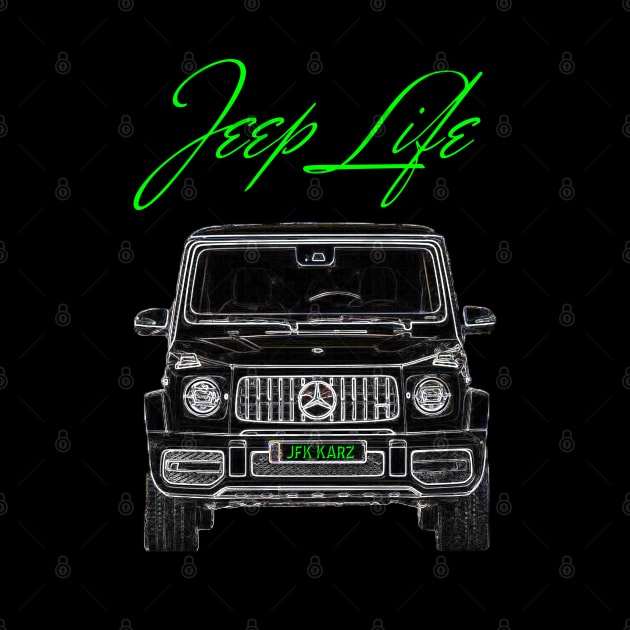 Mercedes G63 Jeep Life Special 4x4 Front View by JFK KARZ