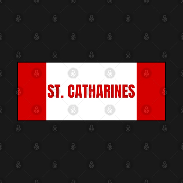 St. Catharines City in Canadian Flag Colors by aybe7elf