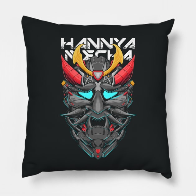 Hannya Mask Pillow by Ranvellion