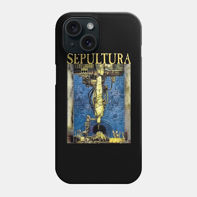 blue sepultura rocket Phone Case by Journalland