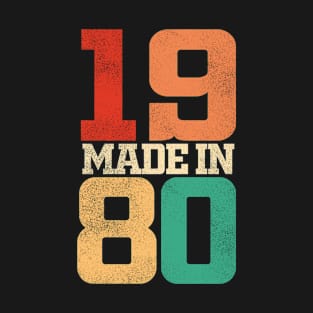 Made in 1980 T-Shirt