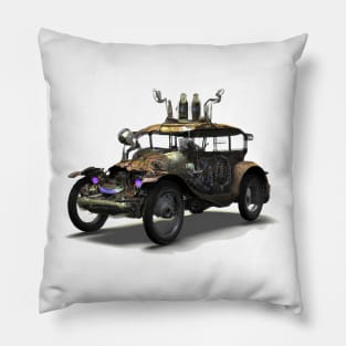 Steampunk car Pillow
