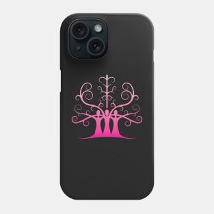 Three Sisters Tree Of Life (Pink Gradient) Phone Case