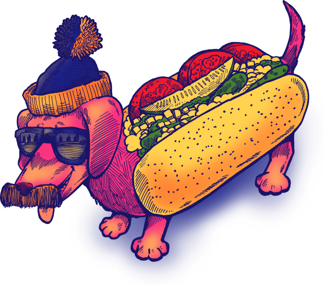 Da Chicago Dog Kids T-Shirt by nickv47