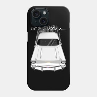 Chevrolet Bel Air 1957 - white Phone Case