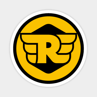Simple Yellow Royal Enfield Motorcycles Magnet