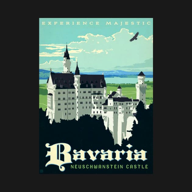 Vintage Travel Poster Art - Bavaria by Starbase79