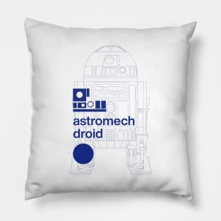 astromech droid - robot modern design Pillow