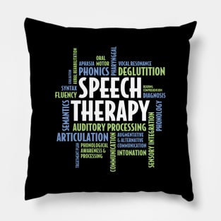 Speech Therapy Words - For Speech Language Pathologist Pillow